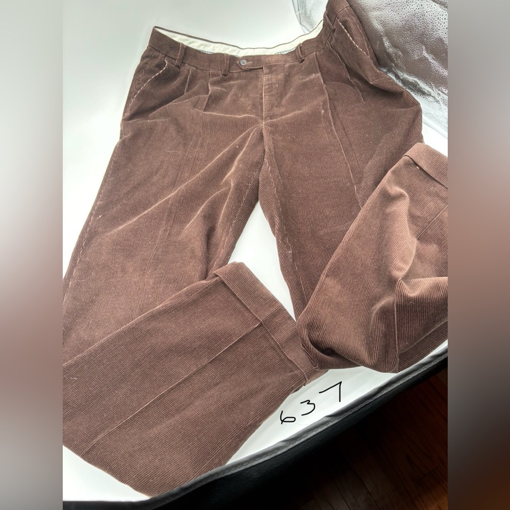 Lauren Ralph Lauren men’s brown corduroy pants Sz 38/34